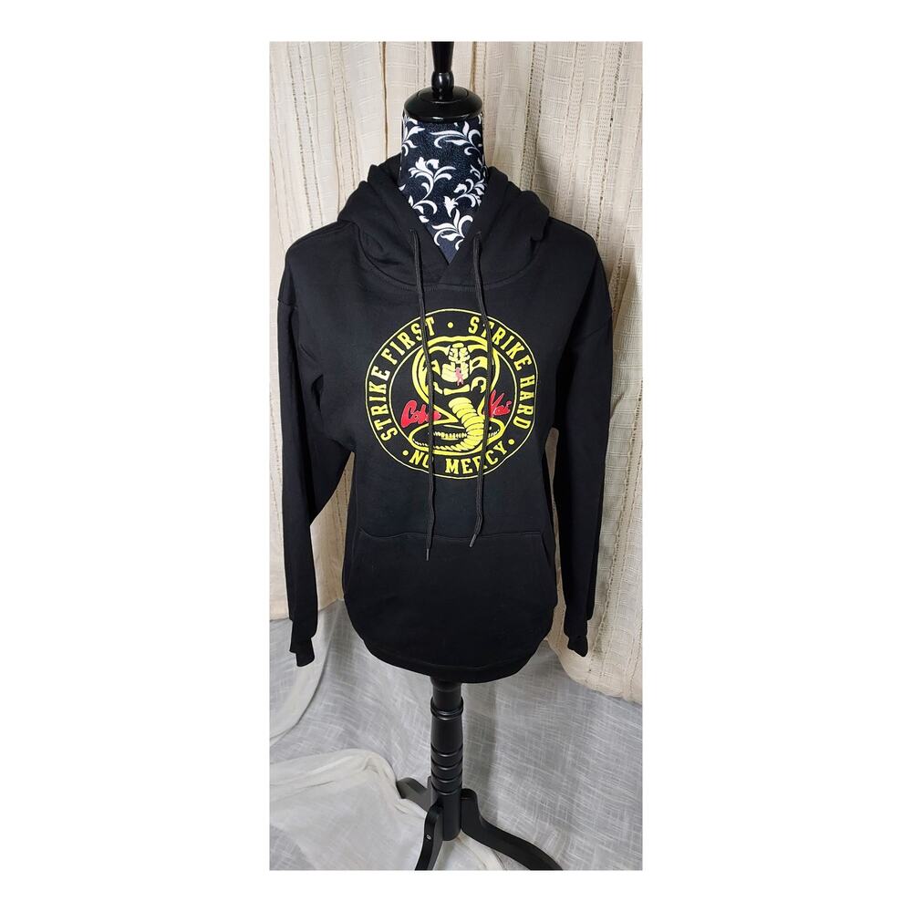 Graphic Print Drawstring Hoodie Cobra Kai Inspired/ Karate Kid Unisex Size Small